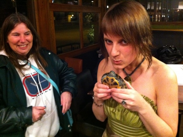 Kate from Lakefield, Andi the Turtle, and Val